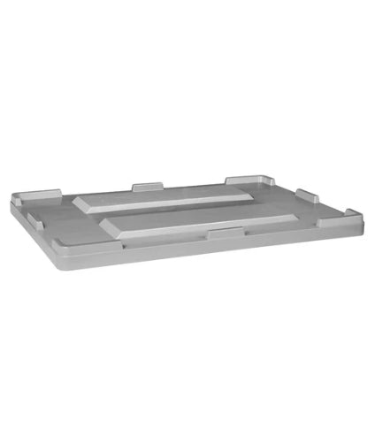 Couvercle PEHD gris pour bacs double-paroi 300L à 500L – vue produit