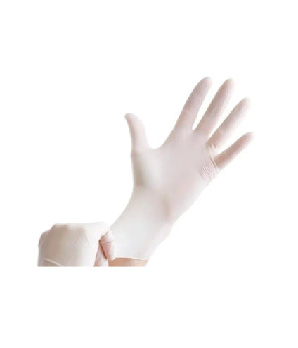 Gants d’examen en Nitrile, Latex blanc ou Vinyle transparent